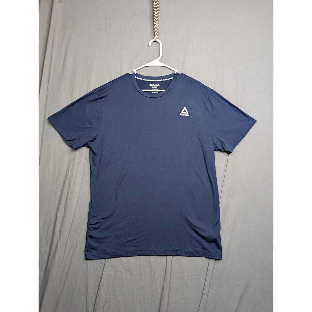 Reebok Men's T Shirt Short Sleeve Navy Blue Size Large
